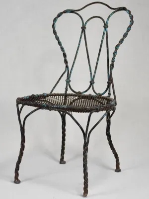19th century French children's garden chair
