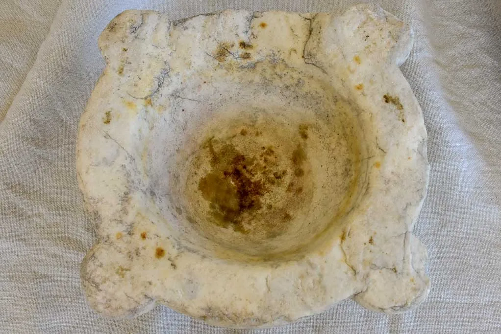 19th Century marble mortar