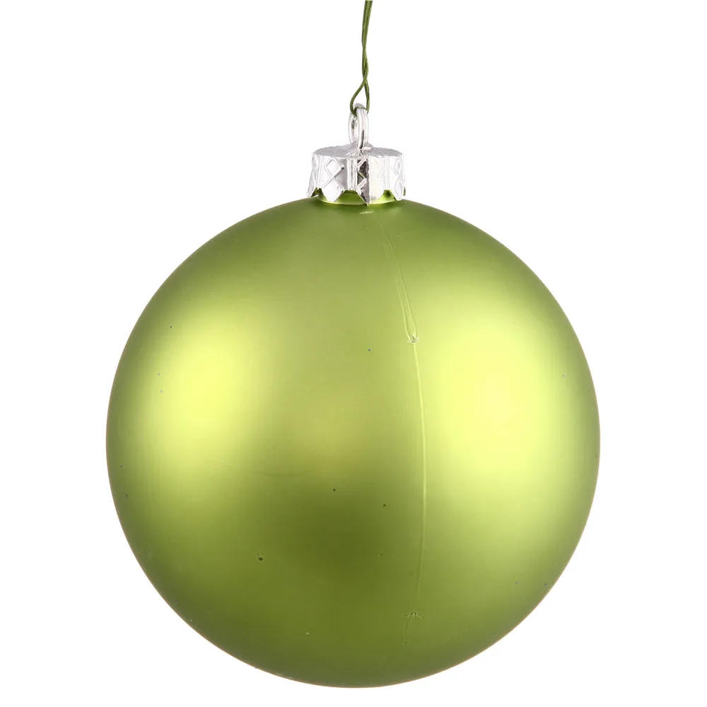 3" Lime Matte Ball UV Drilled 12/Bag