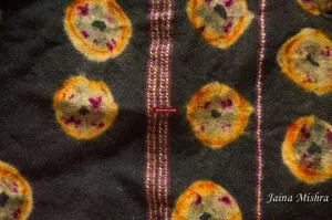 5130 SOLD  Superb Vintage Tibetan Tie-Dye Pashmina Wool Vest