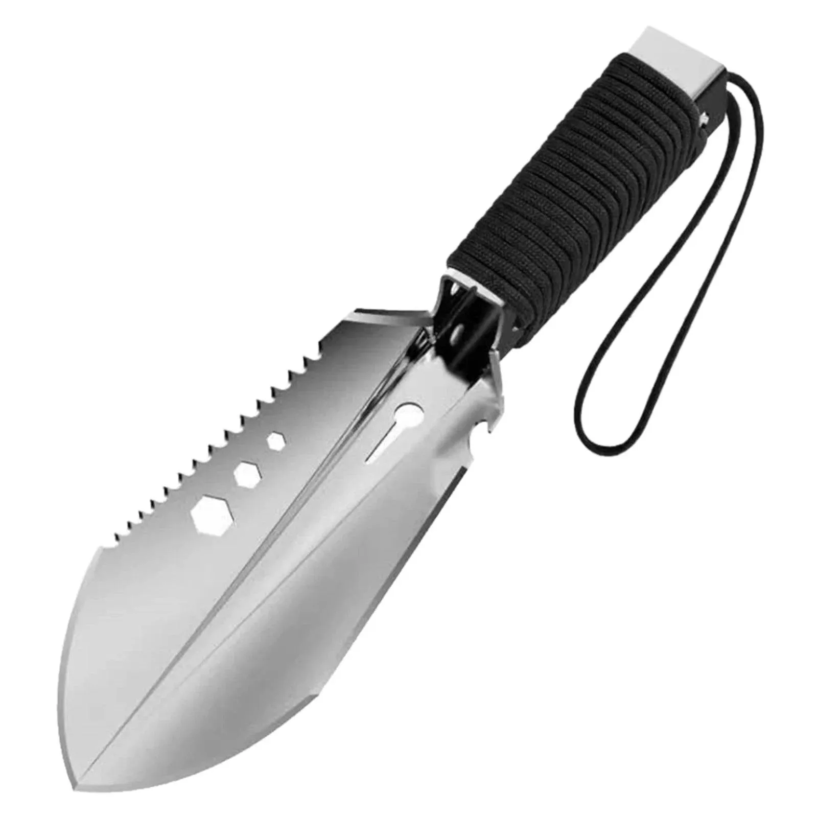 8 in 1 Multi-Tool Camping Shovel Outdoor Portable Hand Shovel with Storage Pouch for Hiking Backpacking Gardening
