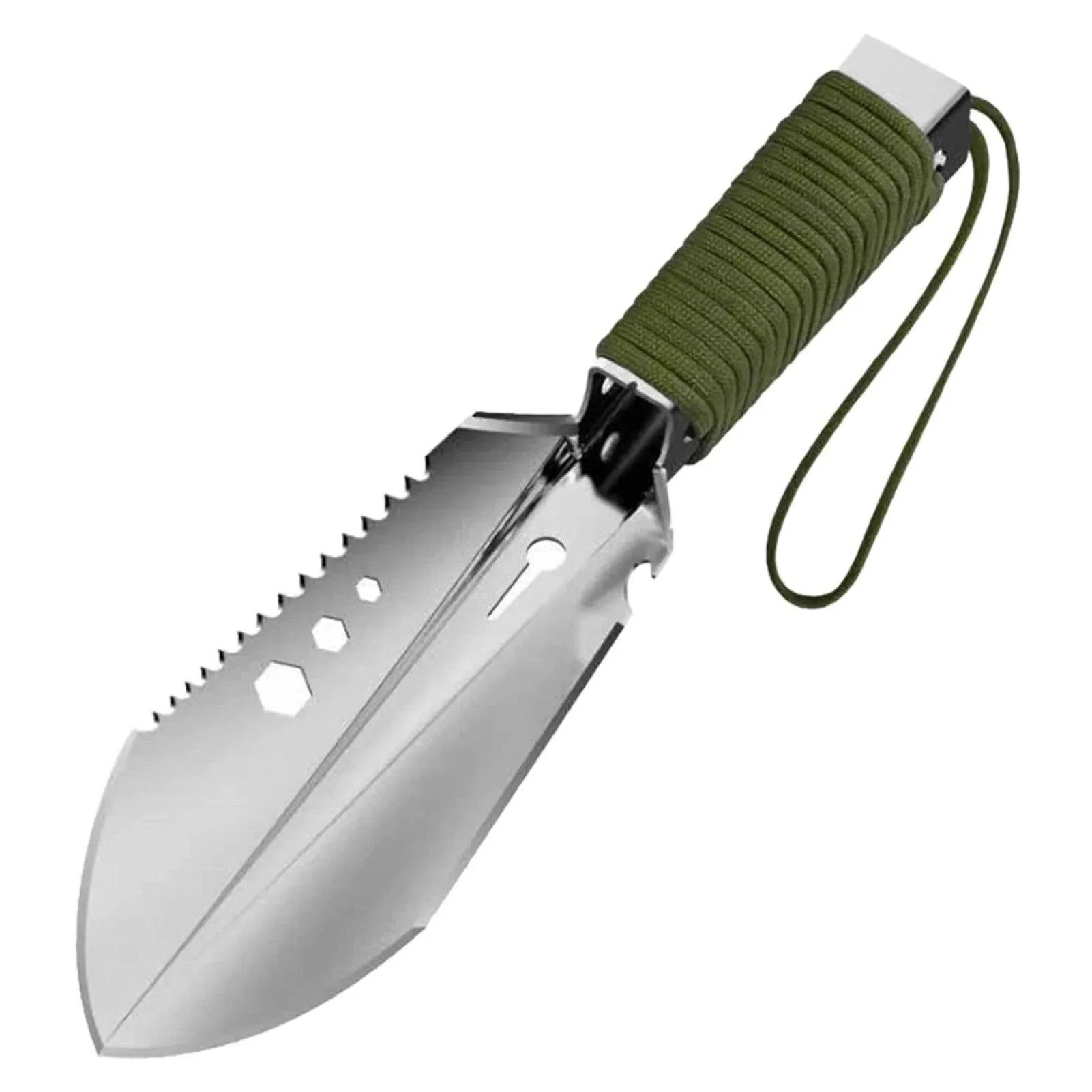 8 in 1 Multi-Tool Camping Shovel Outdoor Portable Hand Shovel with Storage Pouch for Hiking Backpacking Gardening