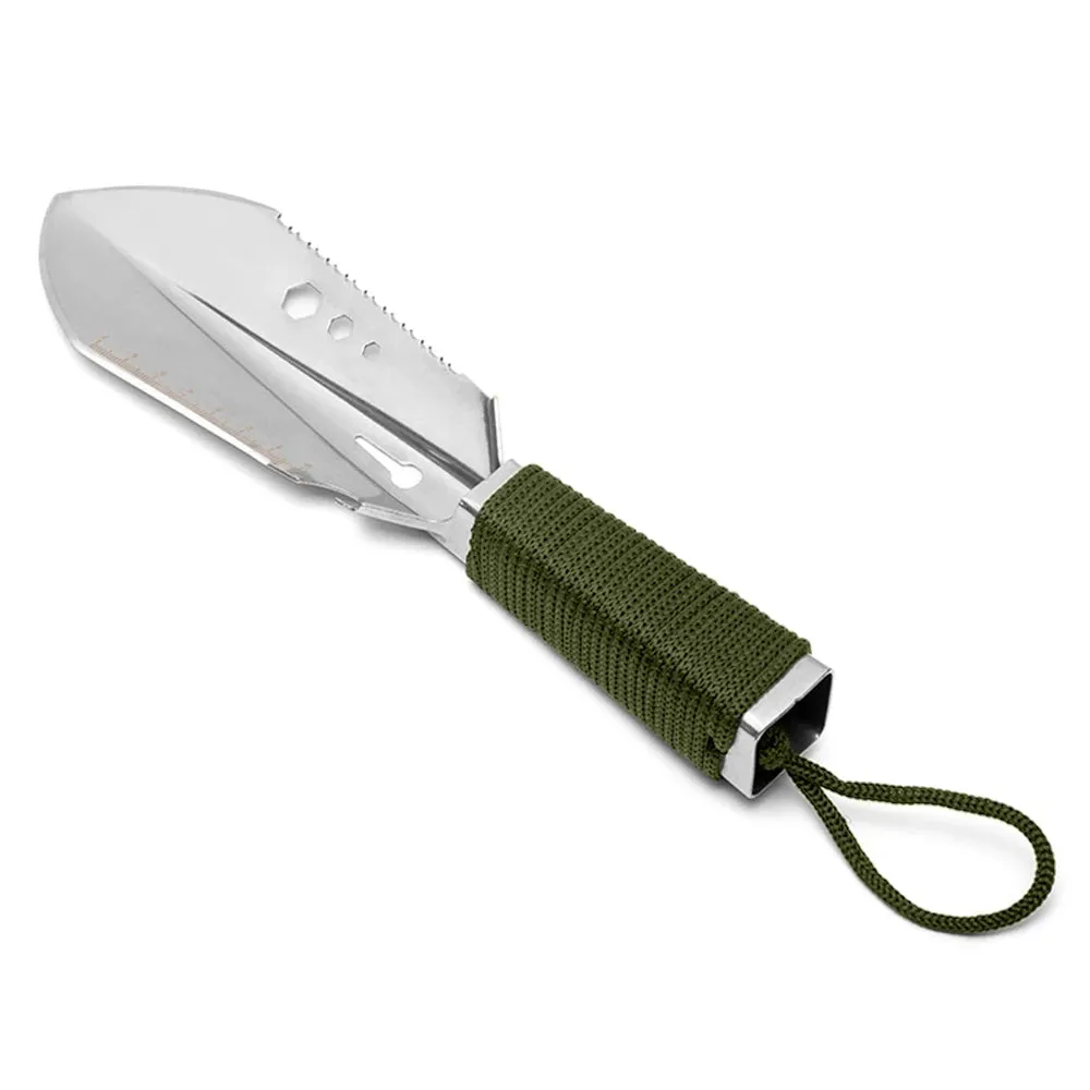 8 in 1 Multi-Tool Camping Shovel Outdoor Portable Hand Shovel with Storage Pouch for Hiking Backpacking Gardening