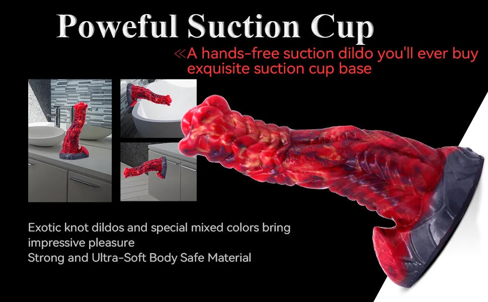 9 inch Realistic Thick Dragon Dildo Long Dog