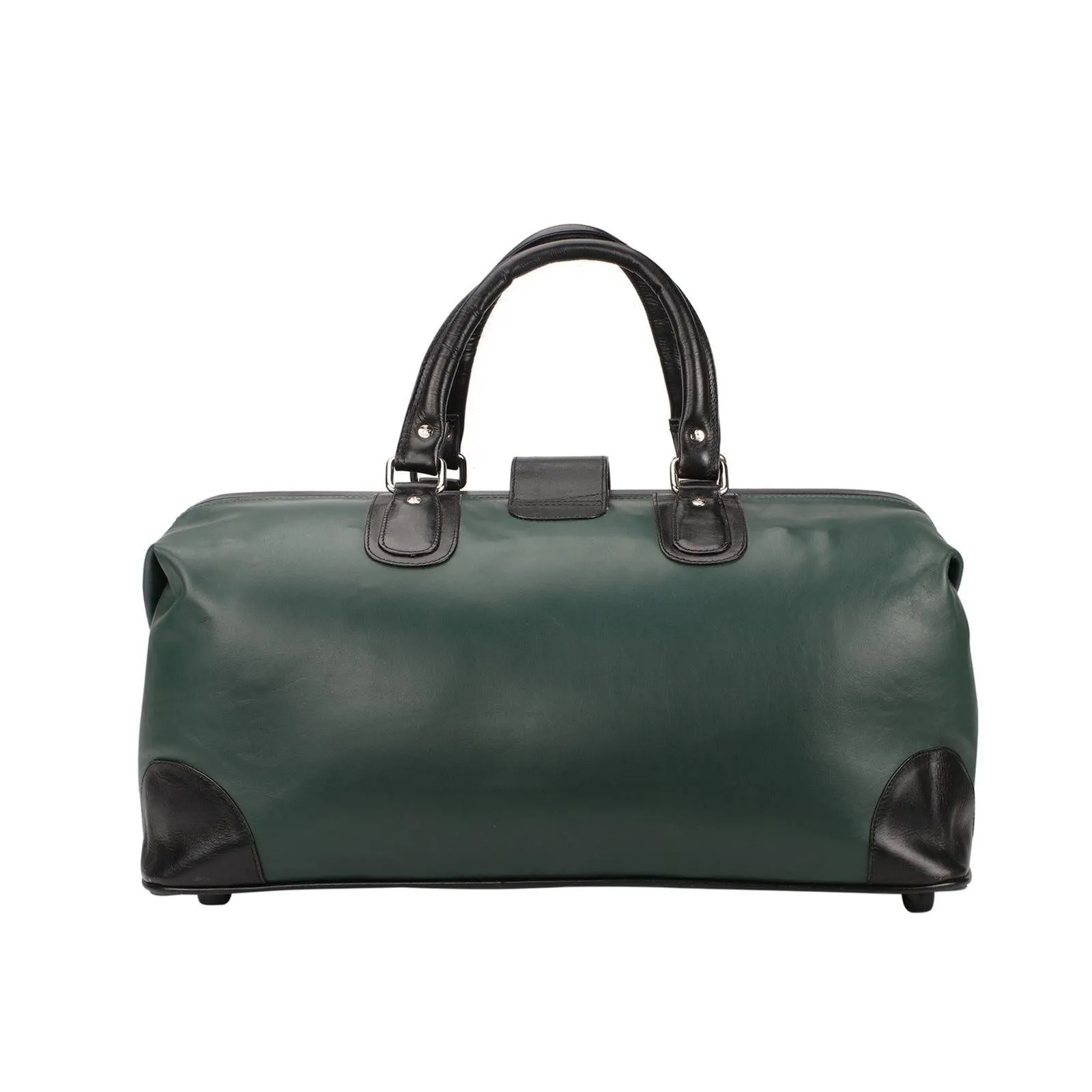 97 Leather Duffle Bag|Dual Color Combination Bag
