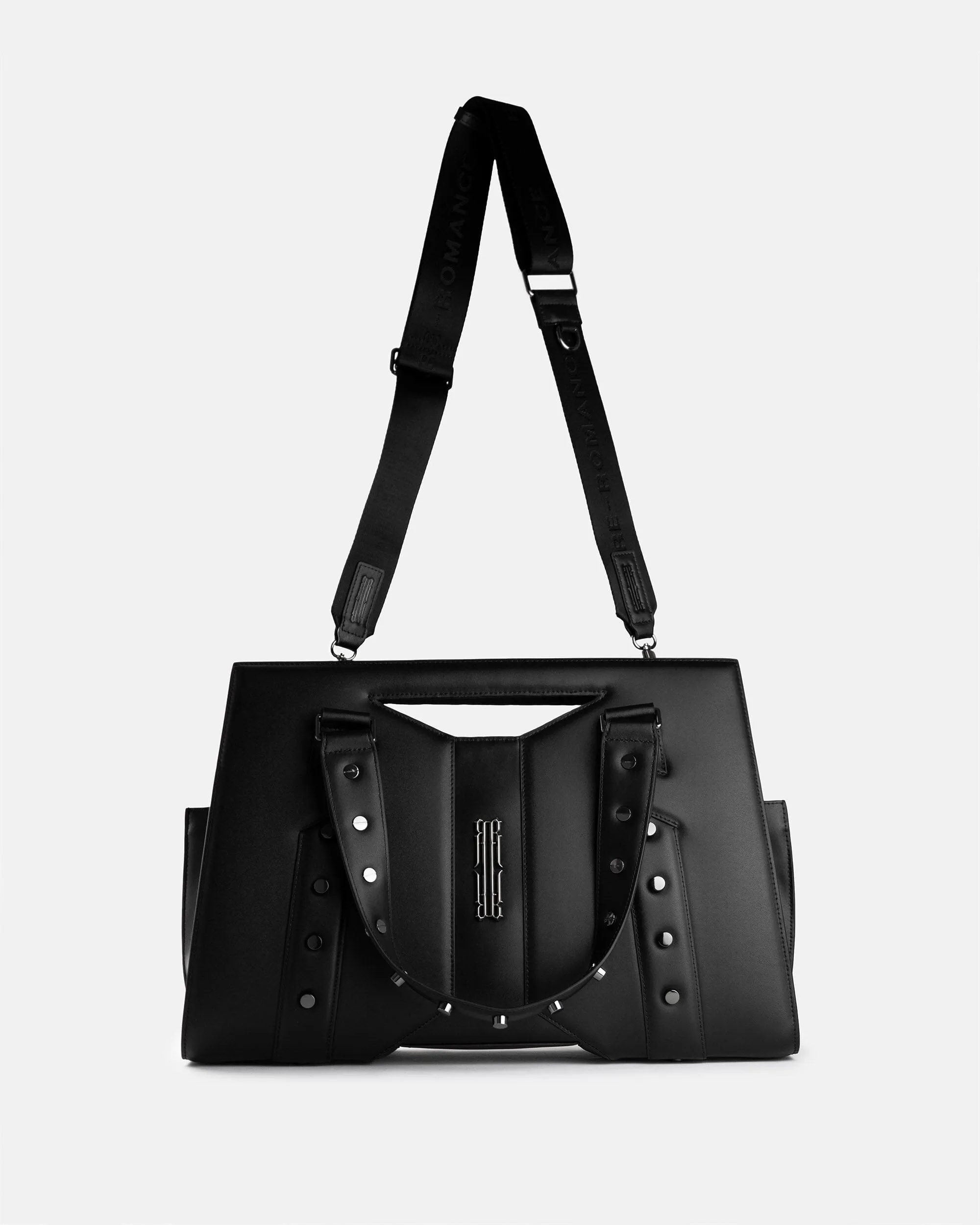 ALLHOLDING VAULTED BAG STUDDED