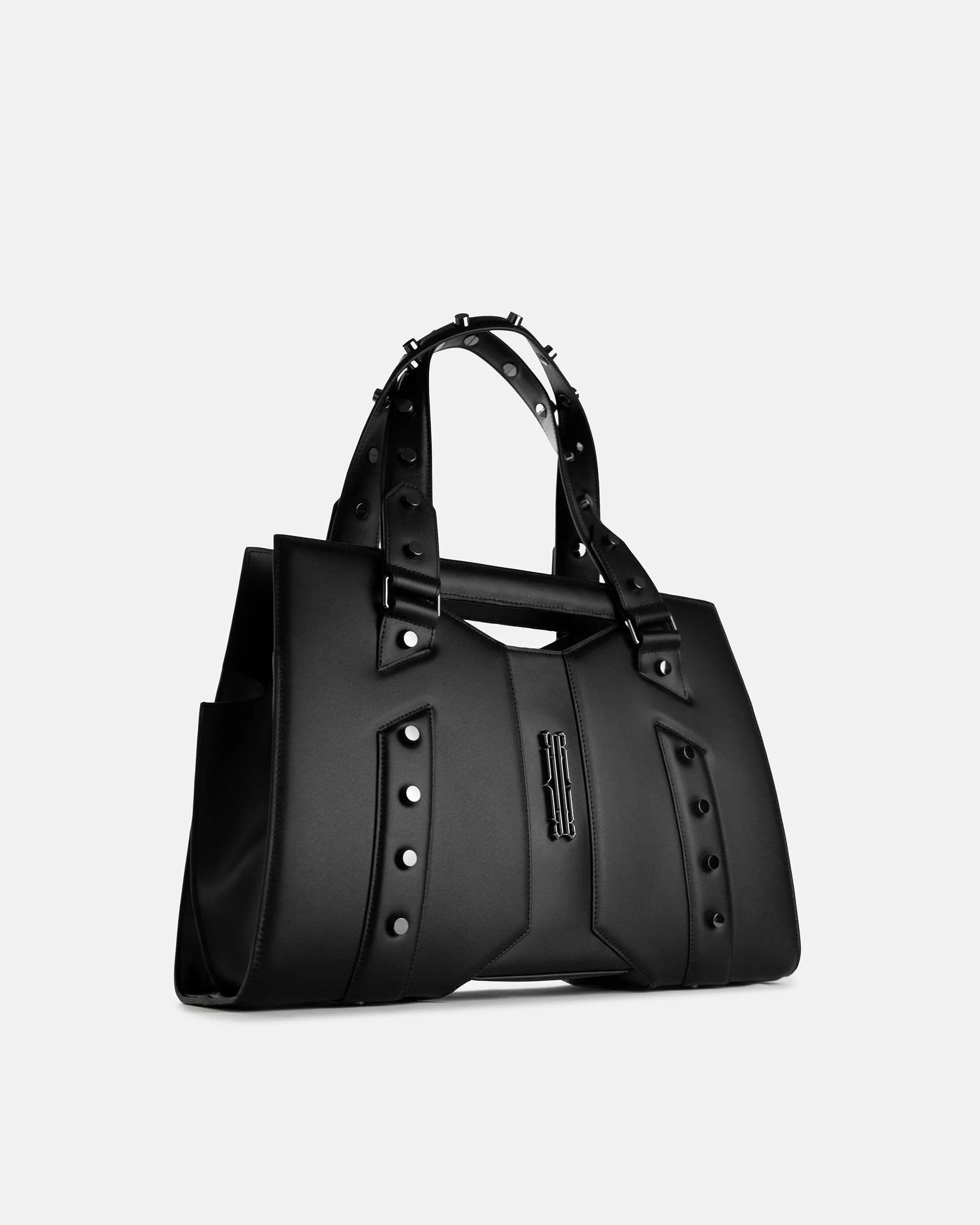 ALLHOLDING VAULTED BAG STUDDED