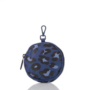ALOHA COLLECTION Surf Leopard Cutie pouch-Current/Navy