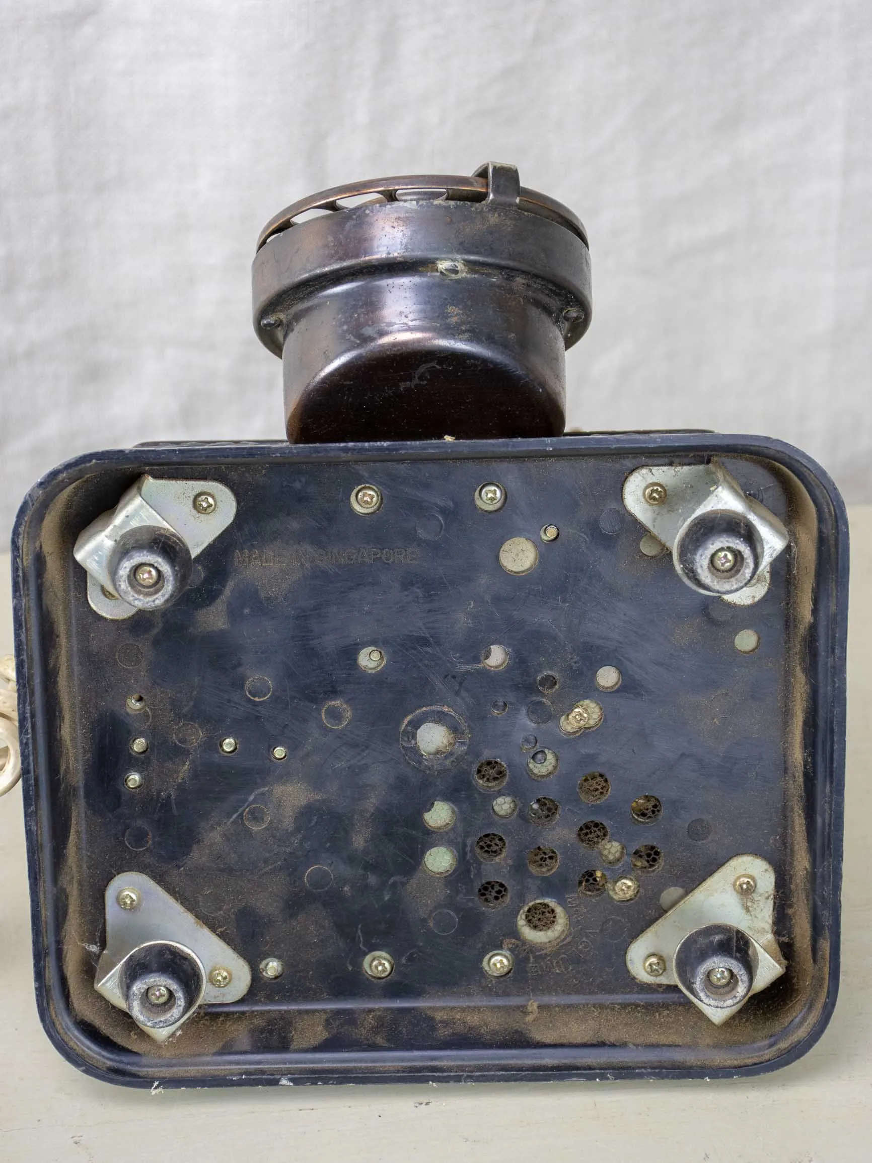Antique Bakelite rotary telephone