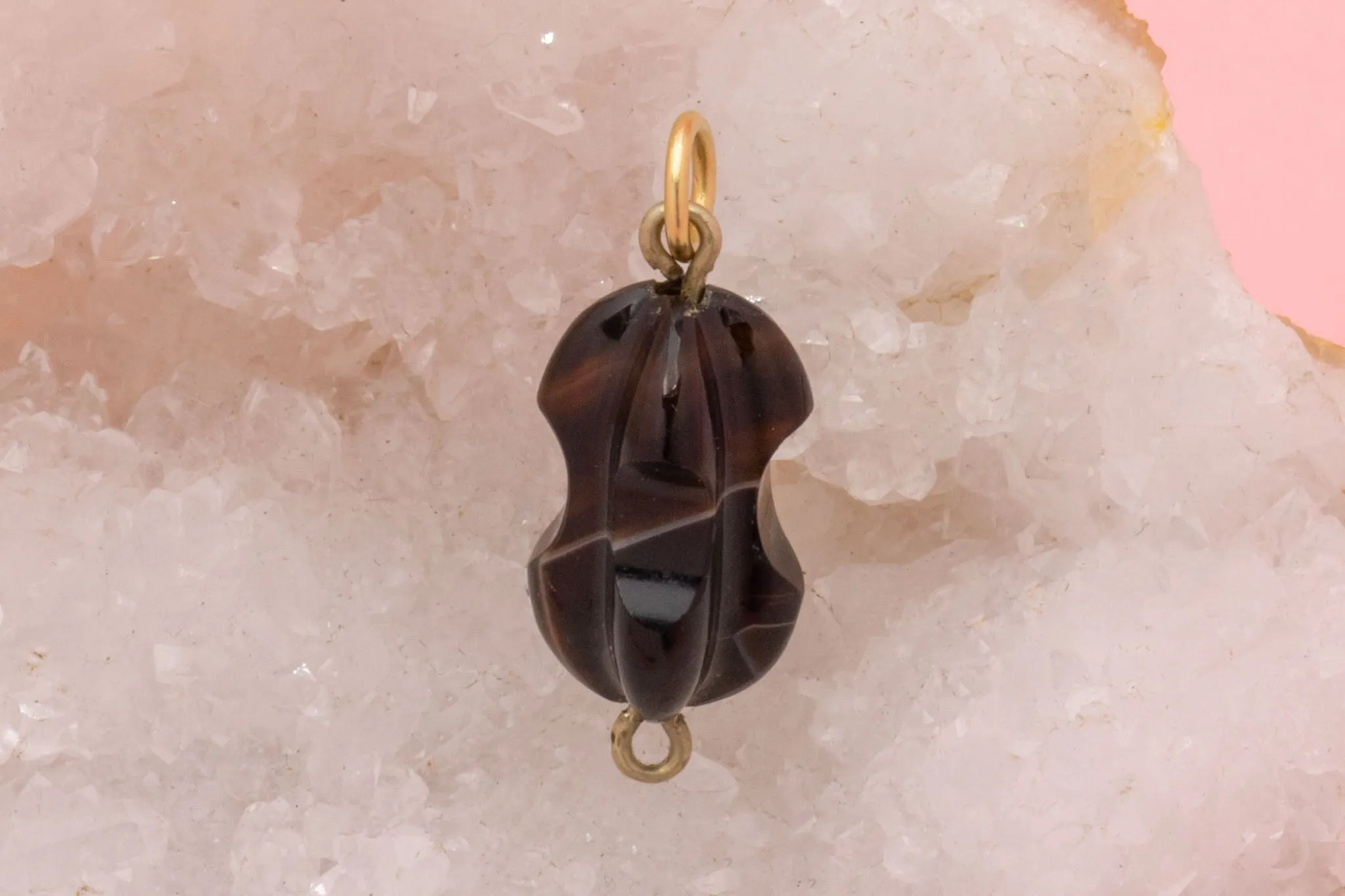 Antique Carved Agate Charm