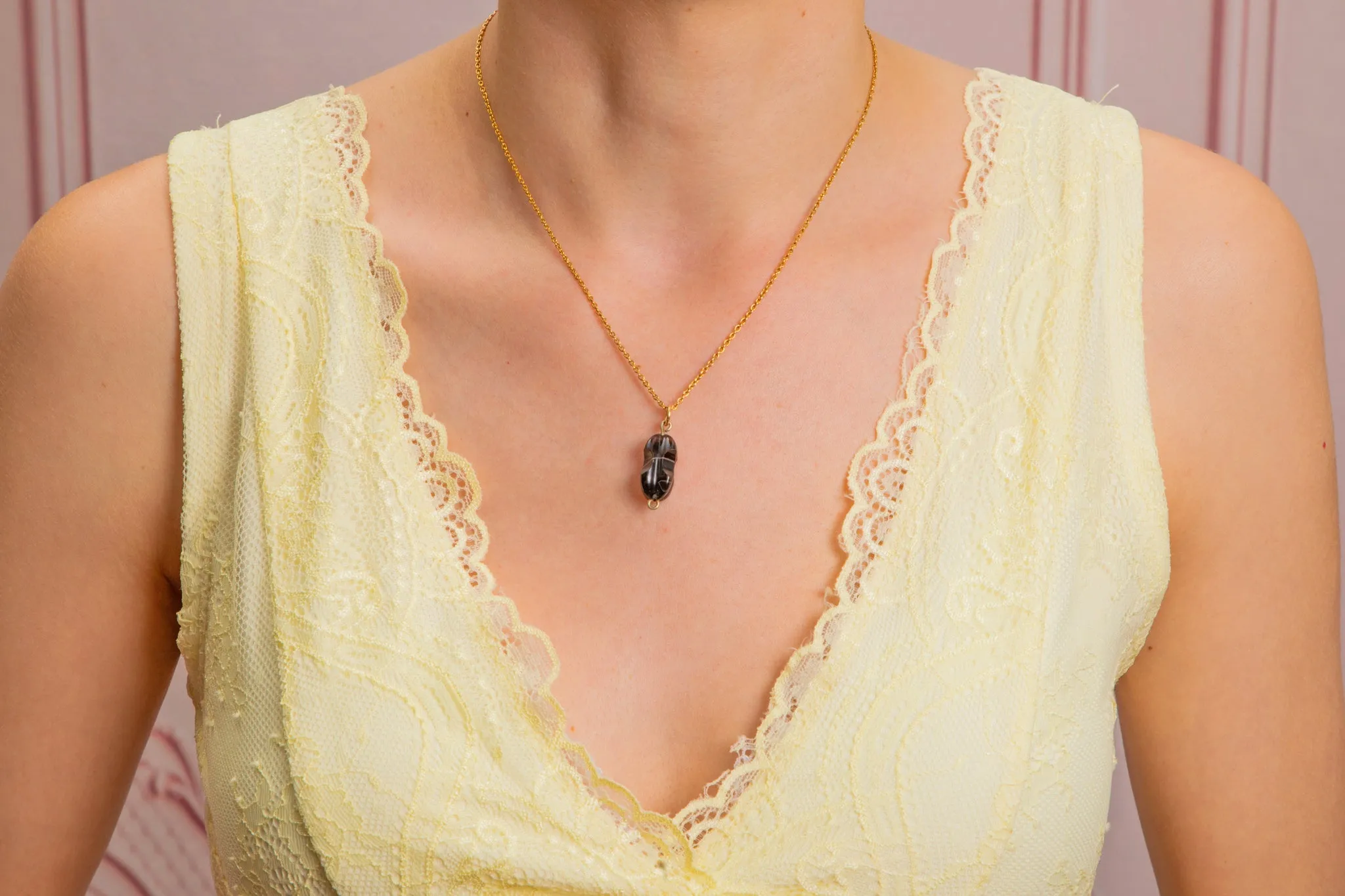 Antique Carved Agate Charm
