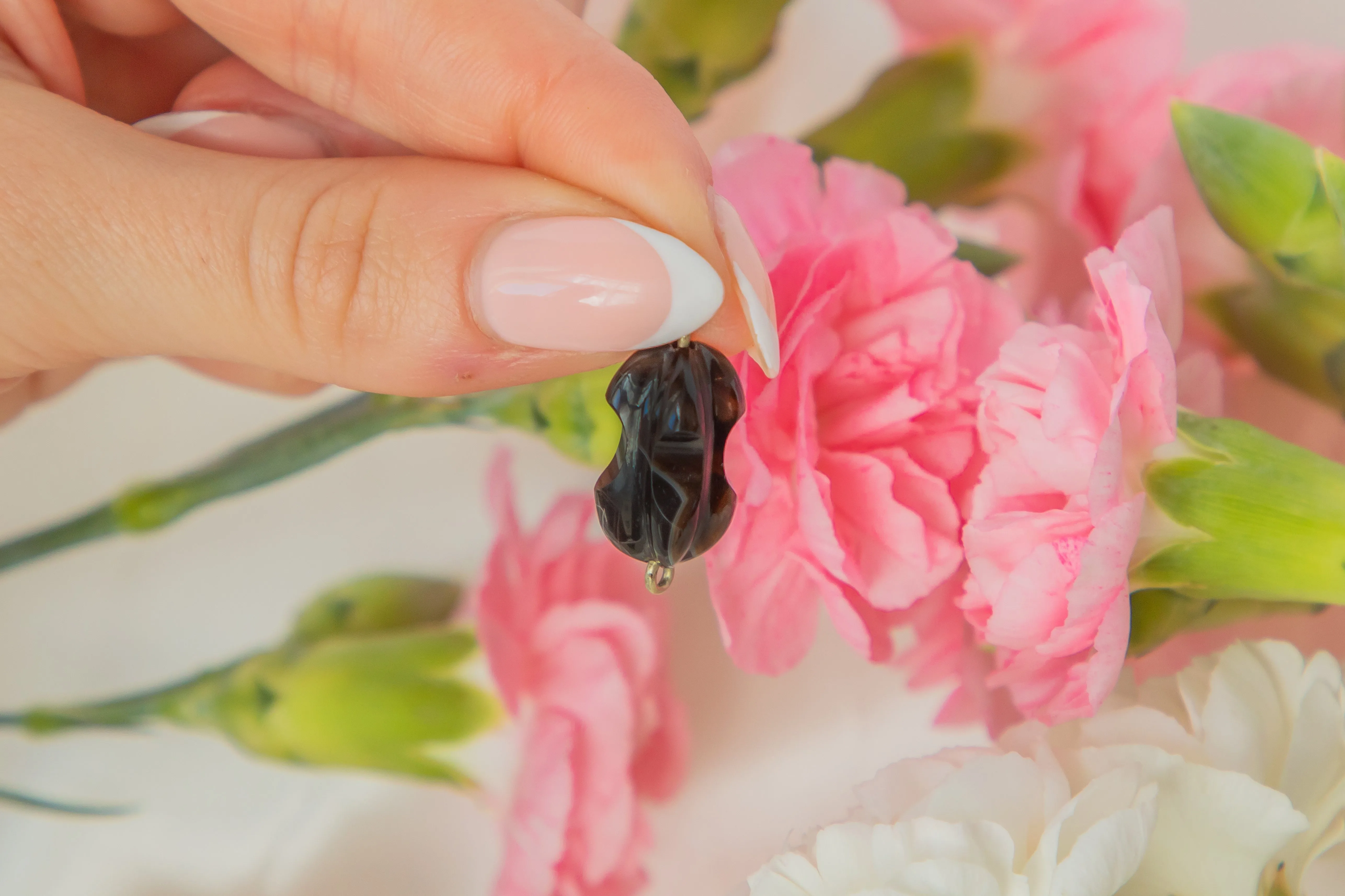 Antique Carved Agate Charm