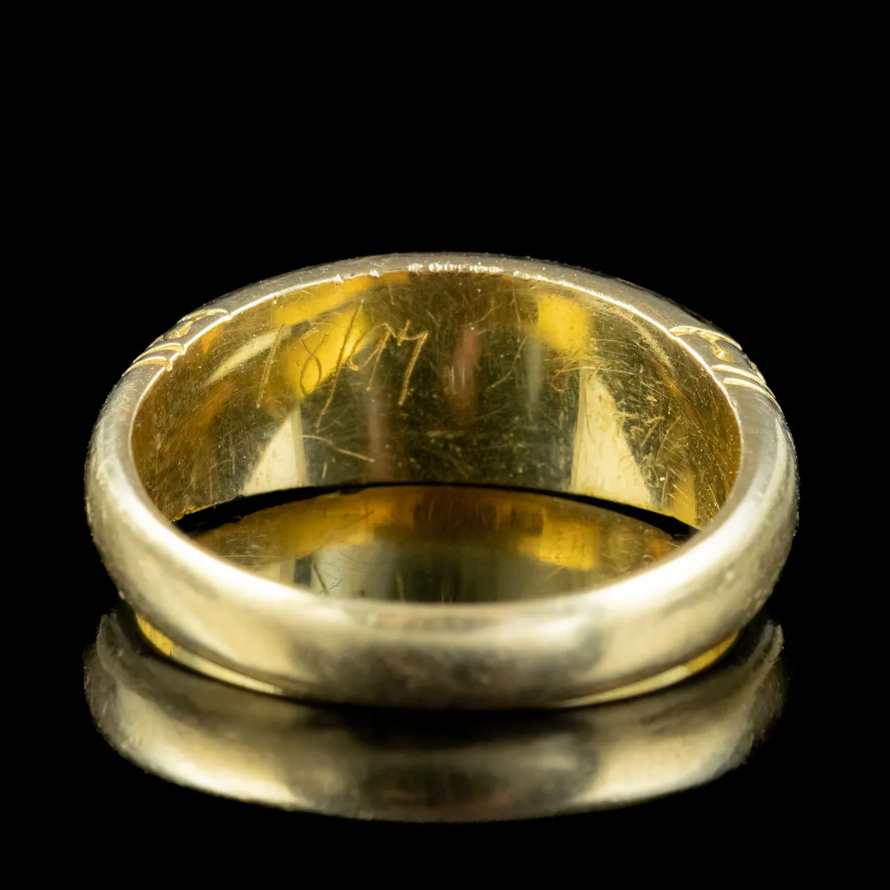 Antique Edwardian Turquoise Diamond Ring Dated 1902