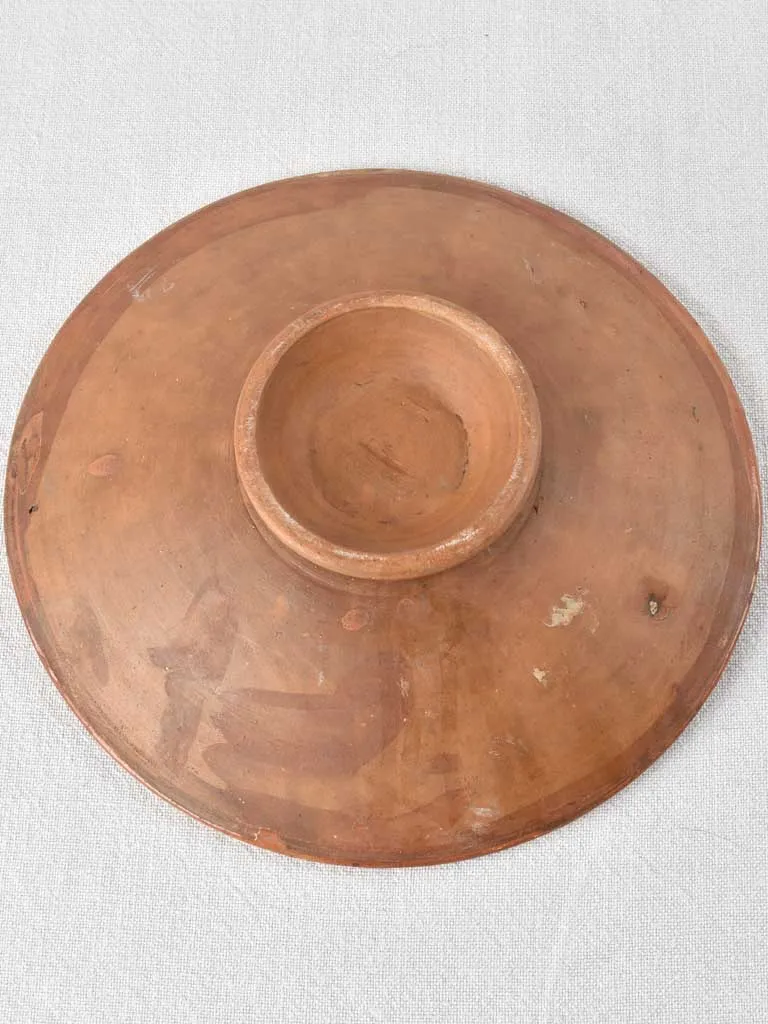 Antique French omelette turning dish 10¼"