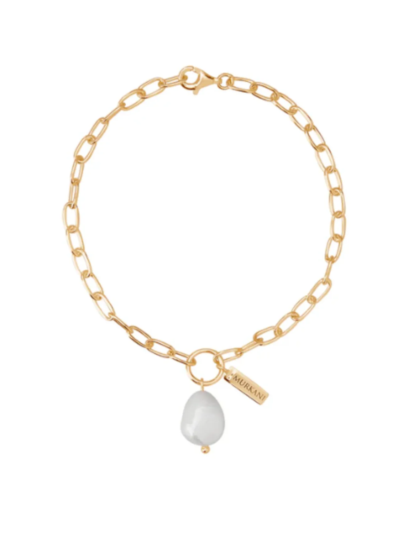 Aphrodite Goddess Pearl Drop Bracelet