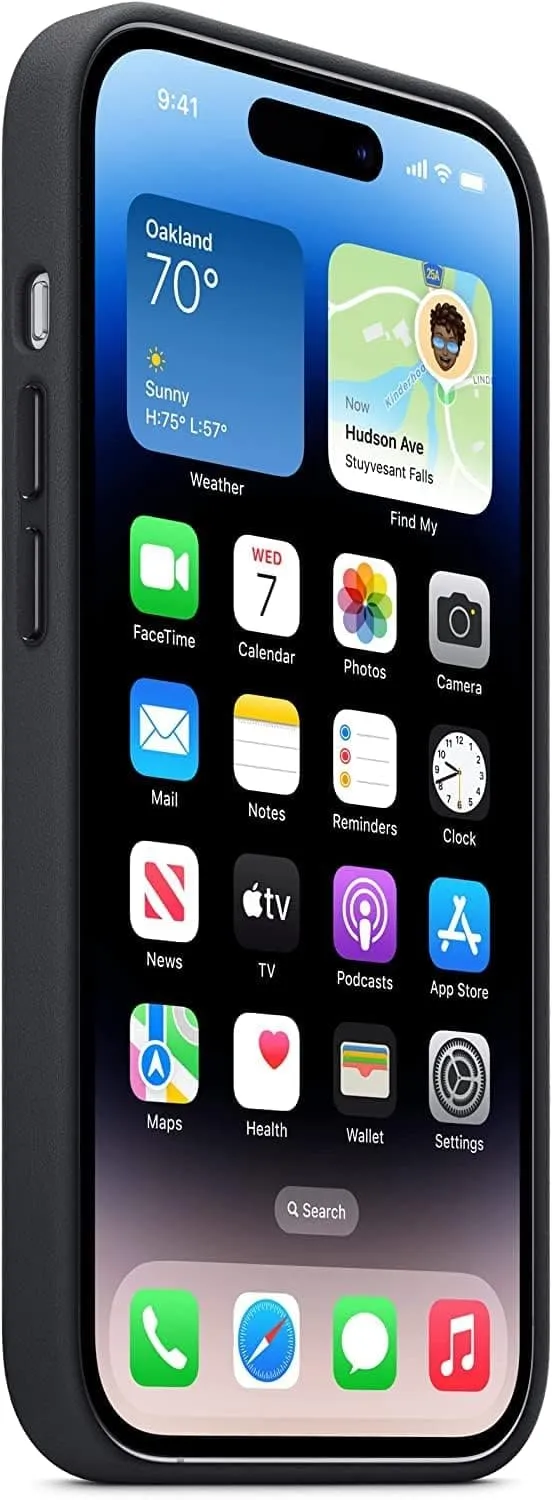 Apple iPhone 14 Pro Leather Case with MagSafe - Midnight - MPPG3ZM/A