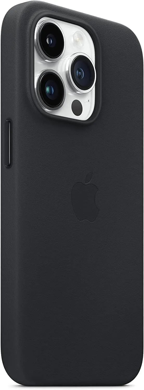 Apple iPhone 14 Pro Leather Case with MagSafe - Midnight - MPPG3ZM/A