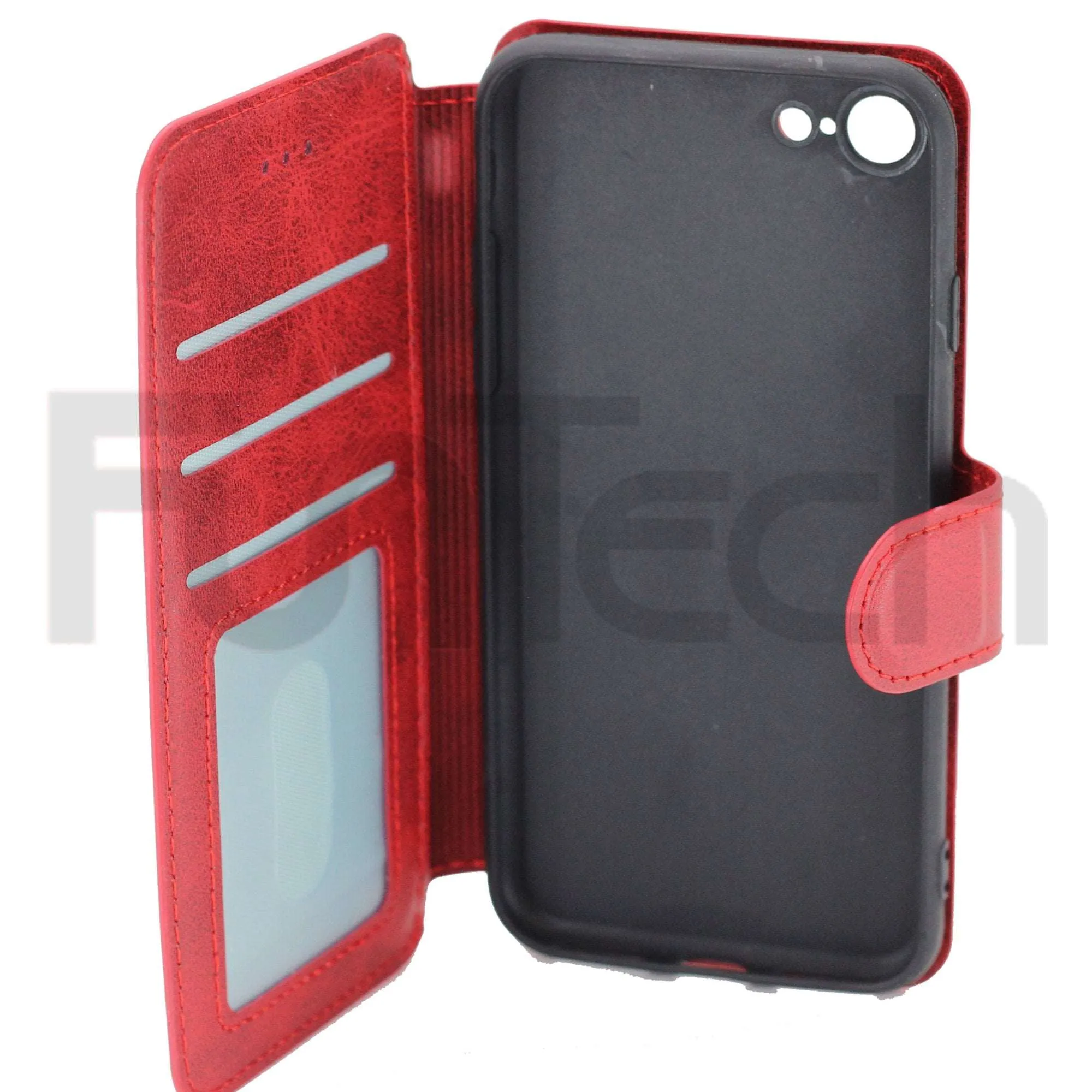 Apple iPhone 7/8 SE2020 Leather Wallet Case Red