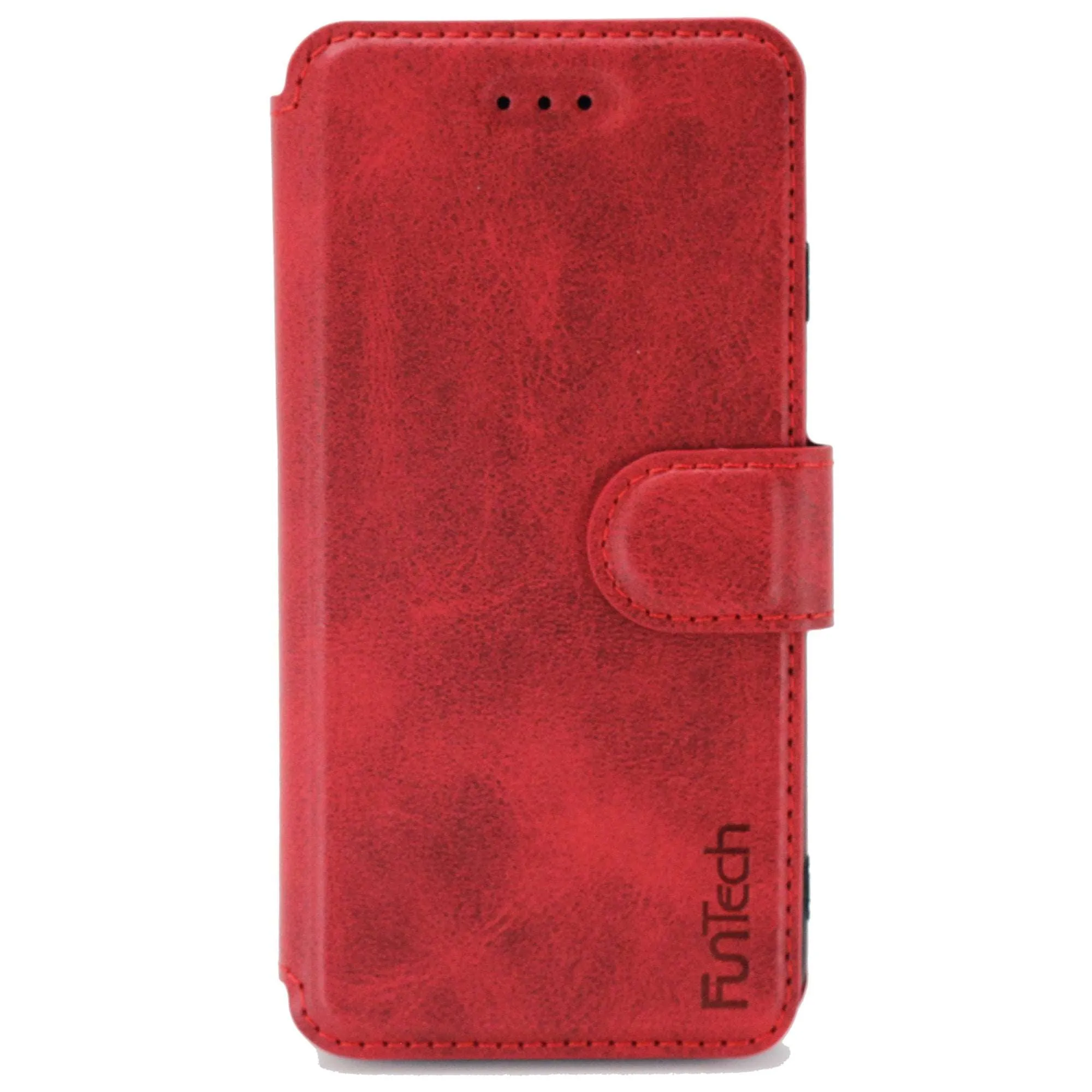 Apple iPhone 7/8 SE2020 Leather Wallet Case Red