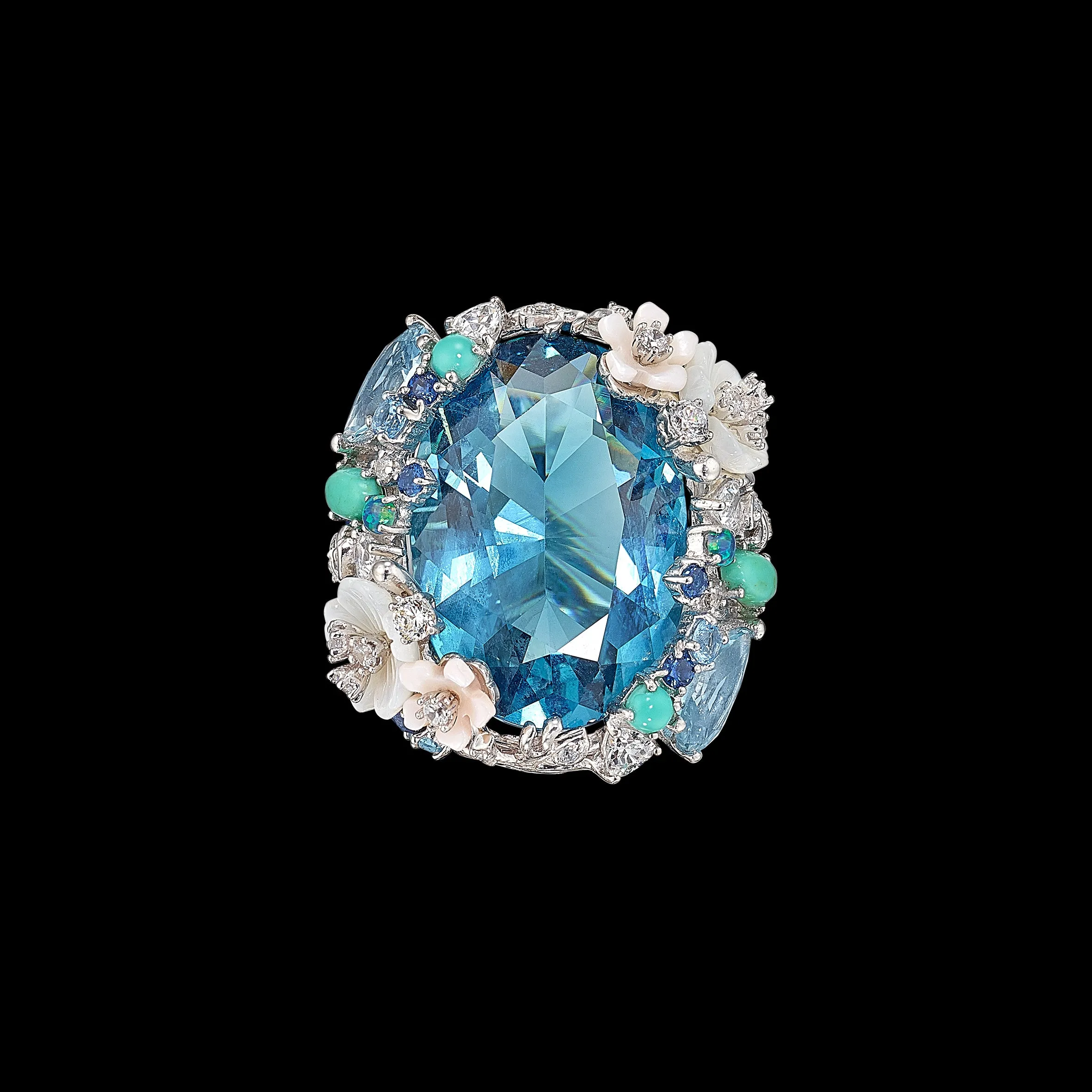 Aqua Paradise Ring