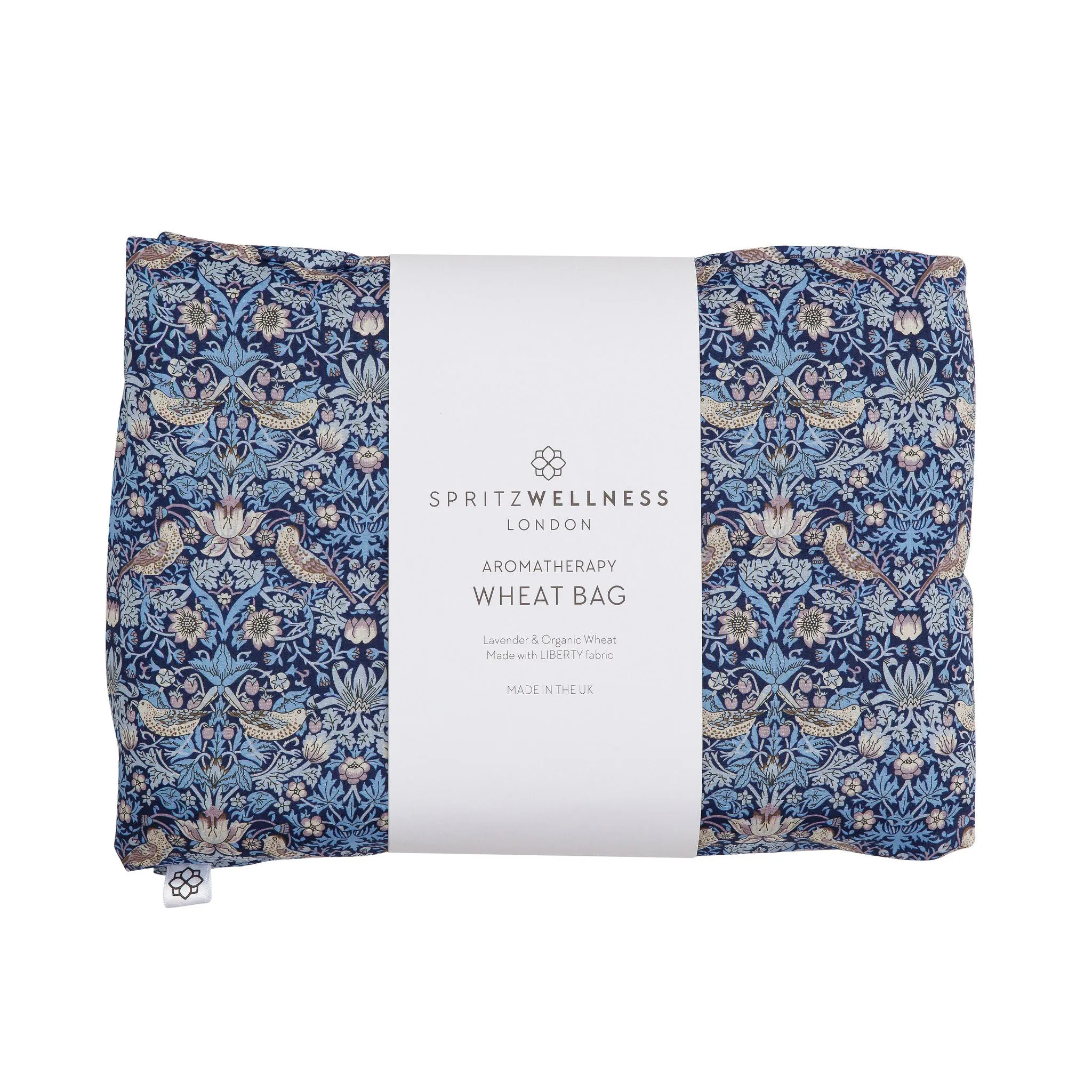 Aromatherapy Liberty Print Lavender Wheat Bag - Strawberry Thief Light Blue