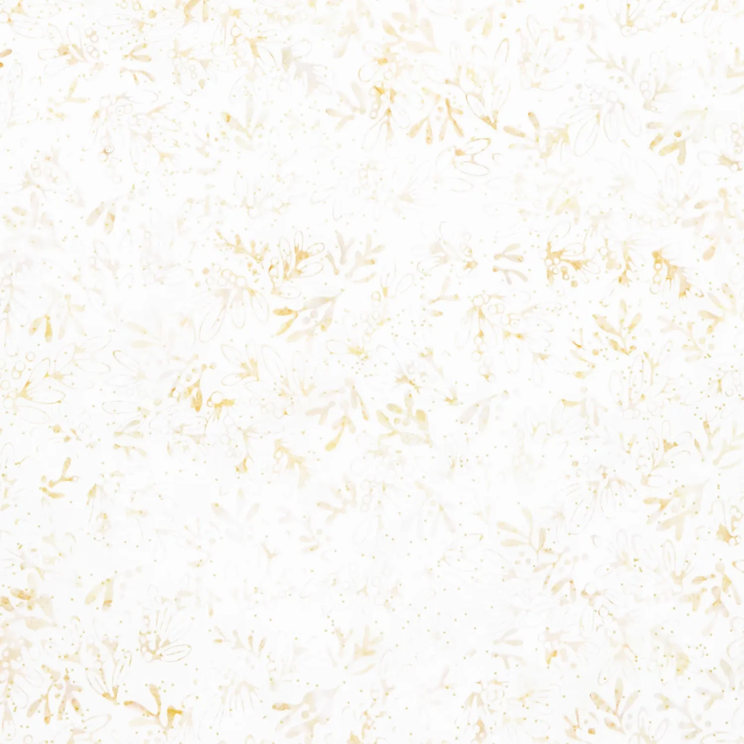 Artisan Batiks - Joyful Holidays Leaves Sand Metallic Yardage