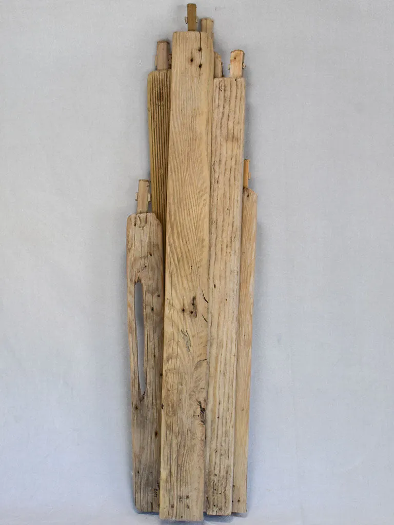 Artisan made totem sculpture driftwood camargue - large Jean Pierre Dreano 44"