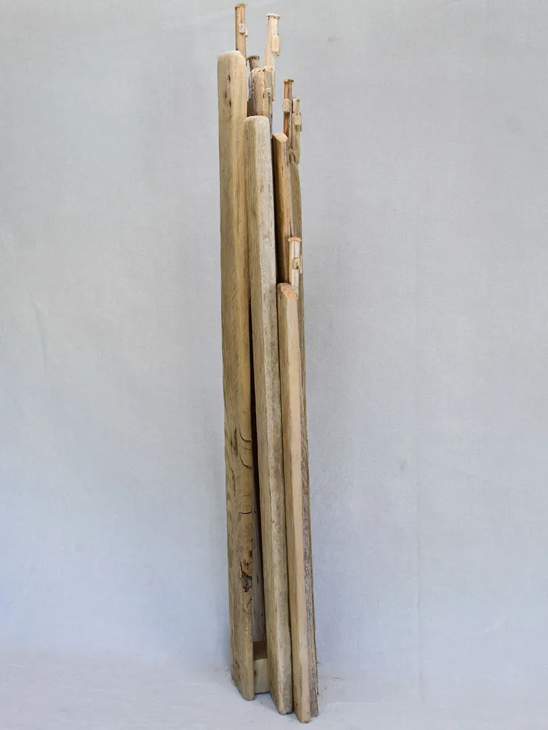 Artisan made totem sculpture driftwood camargue - large Jean Pierre Dreano 44"