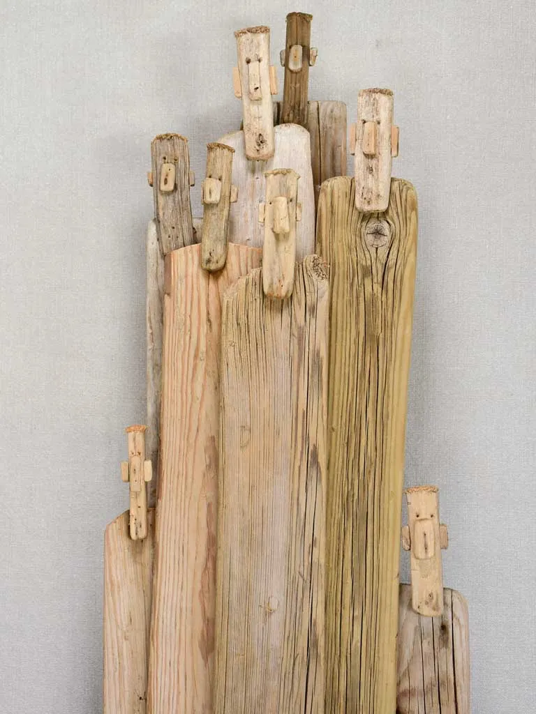Artisan made totem sculpture driftwood camargue - large Jean Pierre Dreano 44"