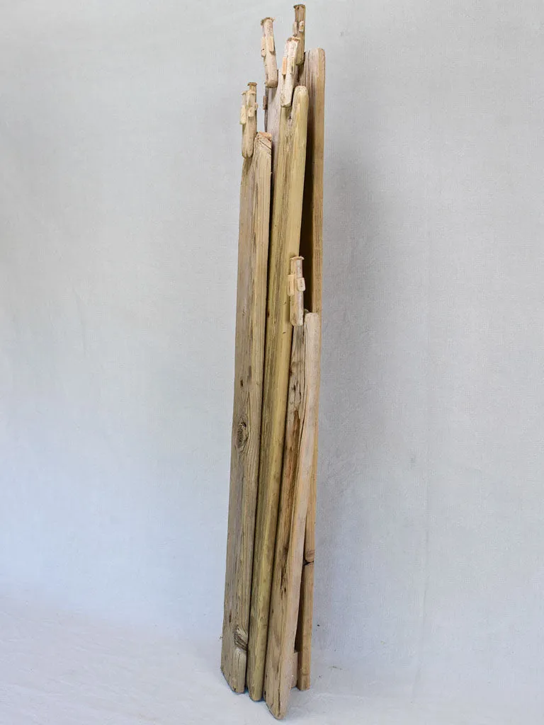 Artisan made totem sculpture driftwood camargue - large Jean Pierre Dreano 44"