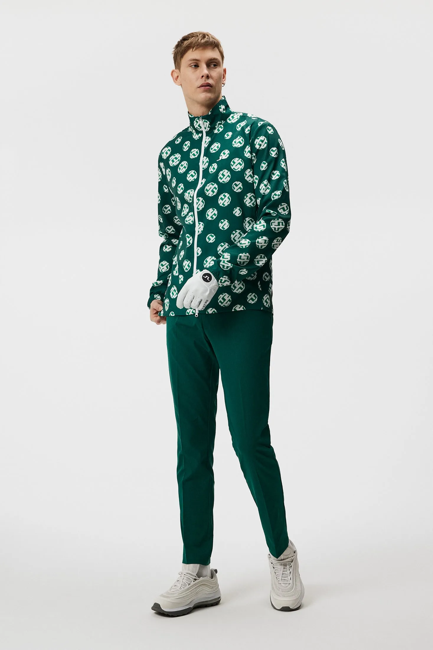 Ash Light Packable Jkt Print / Rain Forest Sphere Dot