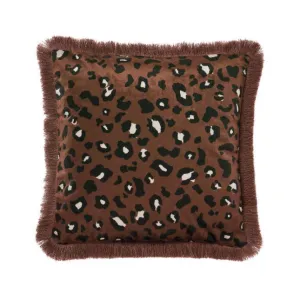 Ayanna Cinnamon Cushion 45 x 45cm by Linen House