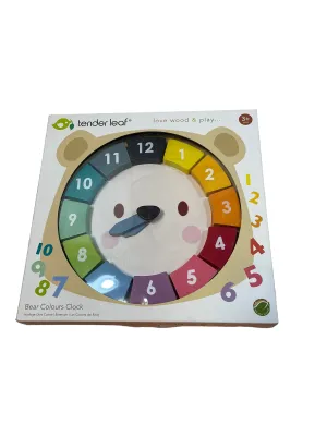 Bear Colors Clock
