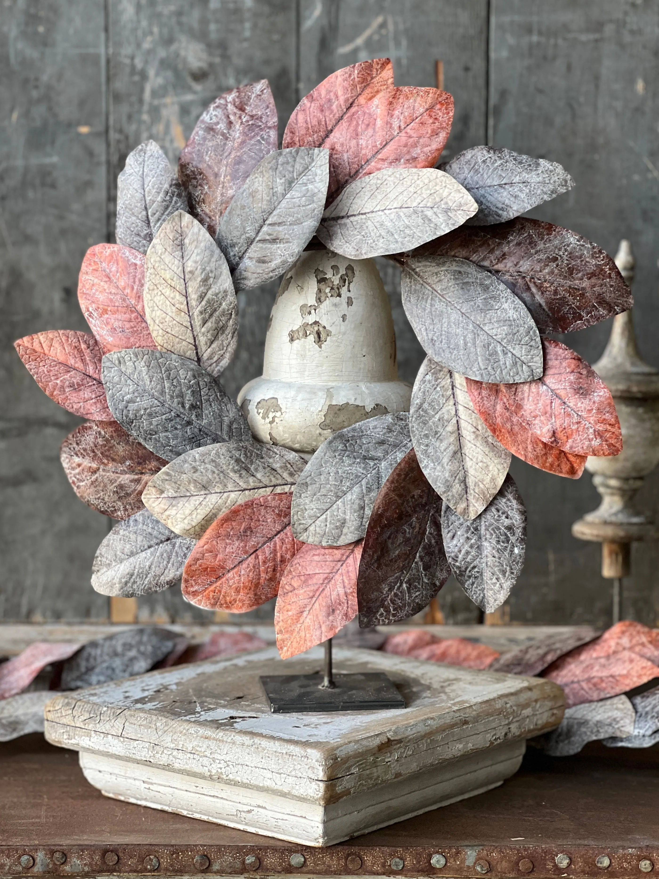 Bespoke Magnolia Candle Ring | 15" | CLEAN UP SPECIAL!  $2.95 - Last 72pcs!