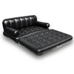 Bestway Inflatable 5 in 1 Multi-functional Couch - black