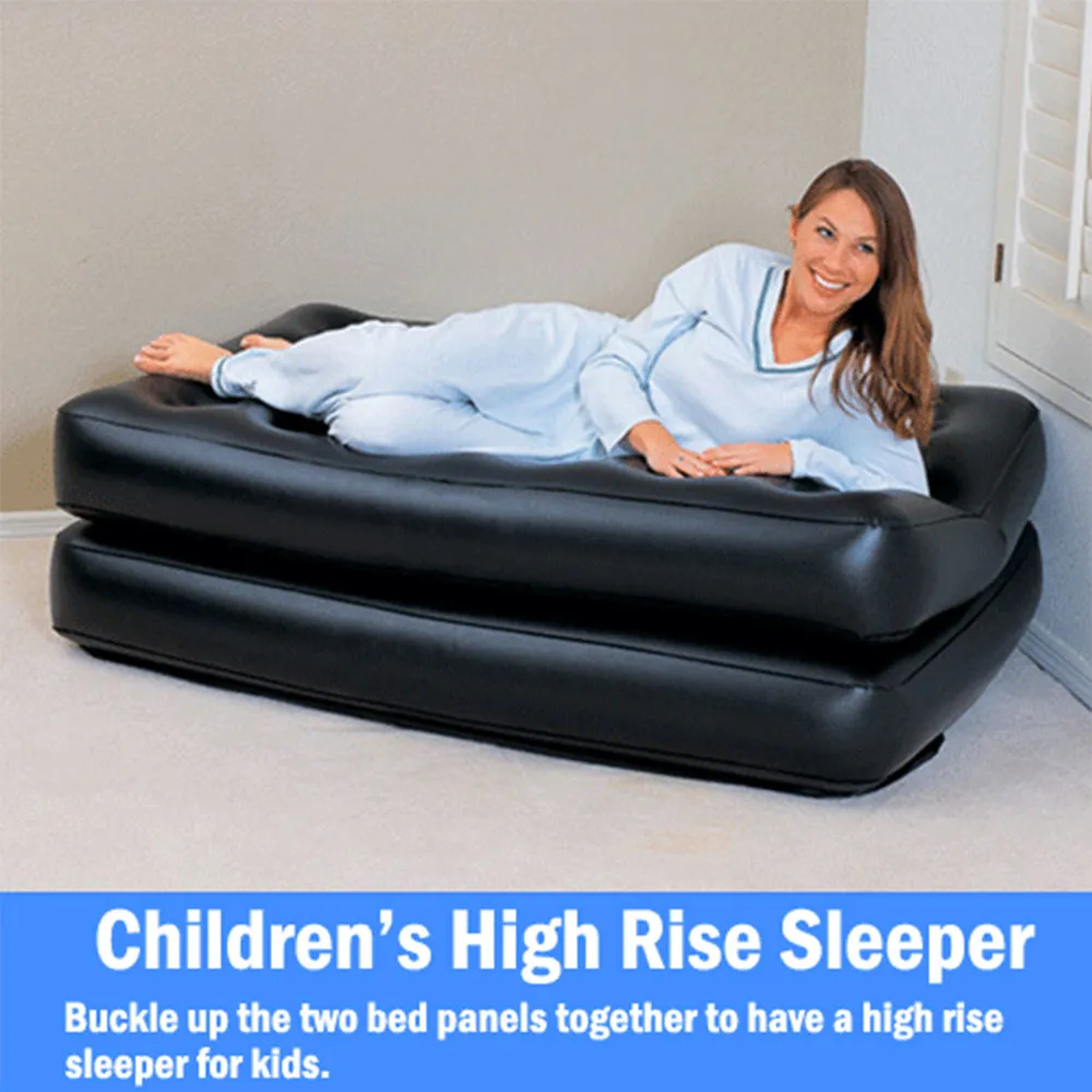 Bestway Inflatable 5 in 1 Multi-functional Couch - black