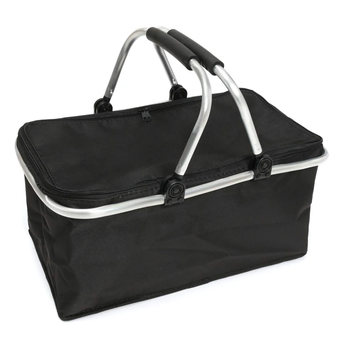 Black Folding Picnic Camping Bags Insulated Cooler