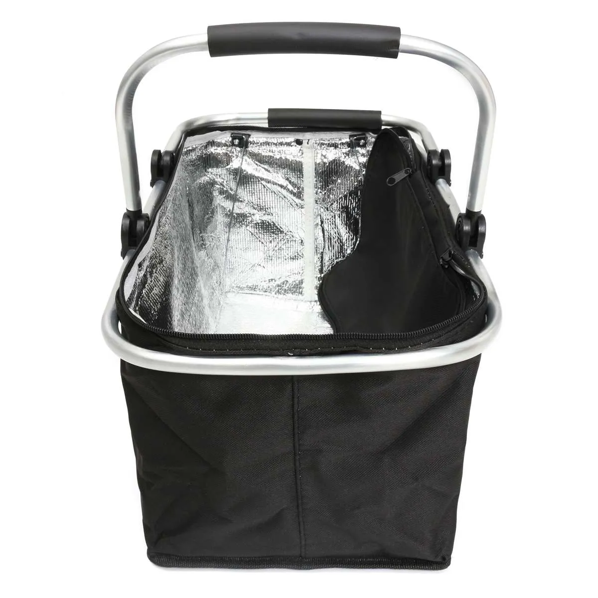 Black Folding Picnic Camping Bags Insulated Cooler