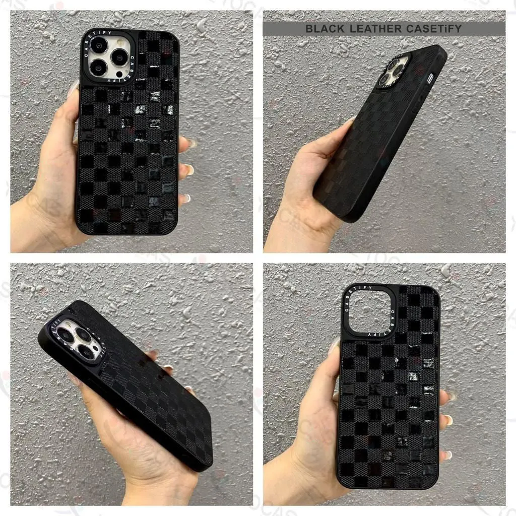 Black Leather Hard Case For Poco