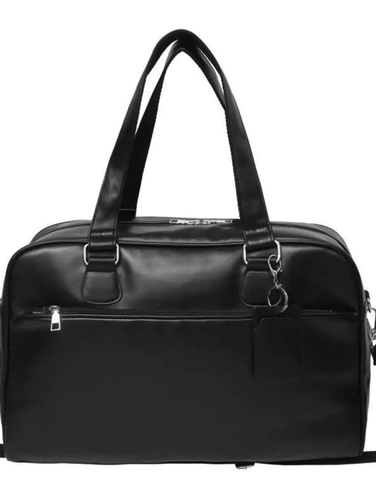 Black Leather Travel Bag