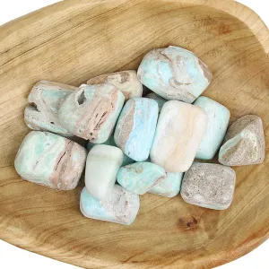 Blue Aragonite Tumbled