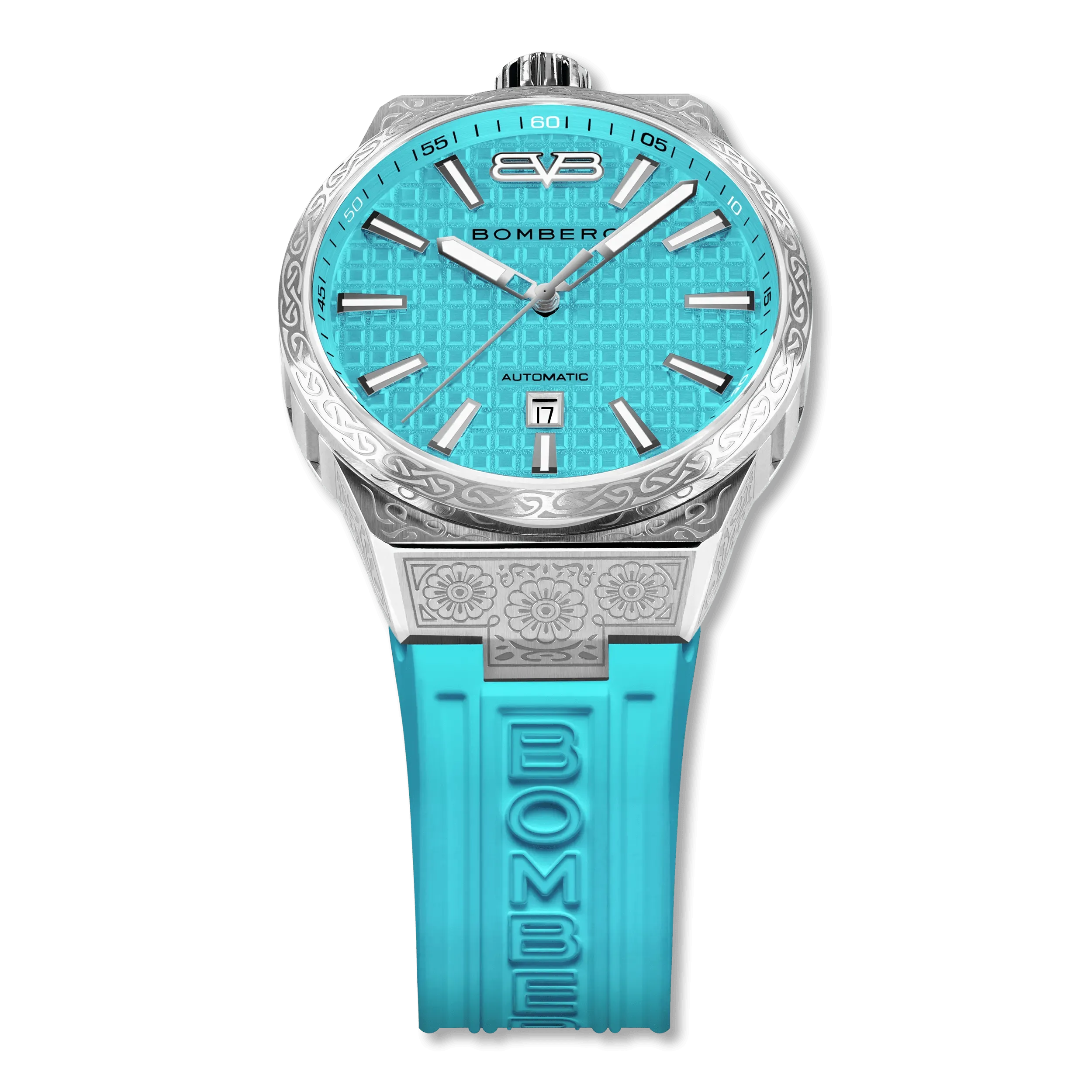 Bomberg Men's Bolt-68 NEO Automatic Teal Lagoon Watch BF43ASS.12-6.12