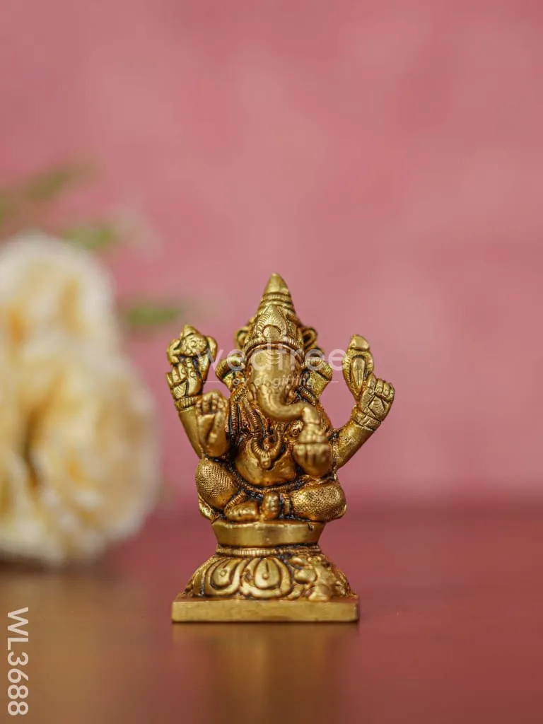 Brass Lakshmi Ganesha Saraswathi - Set of 3 - WL3688