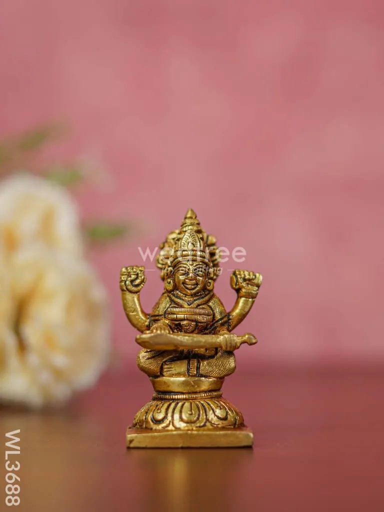 Brass Lakshmi Ganesha Saraswathi - Set of 3 - WL3688