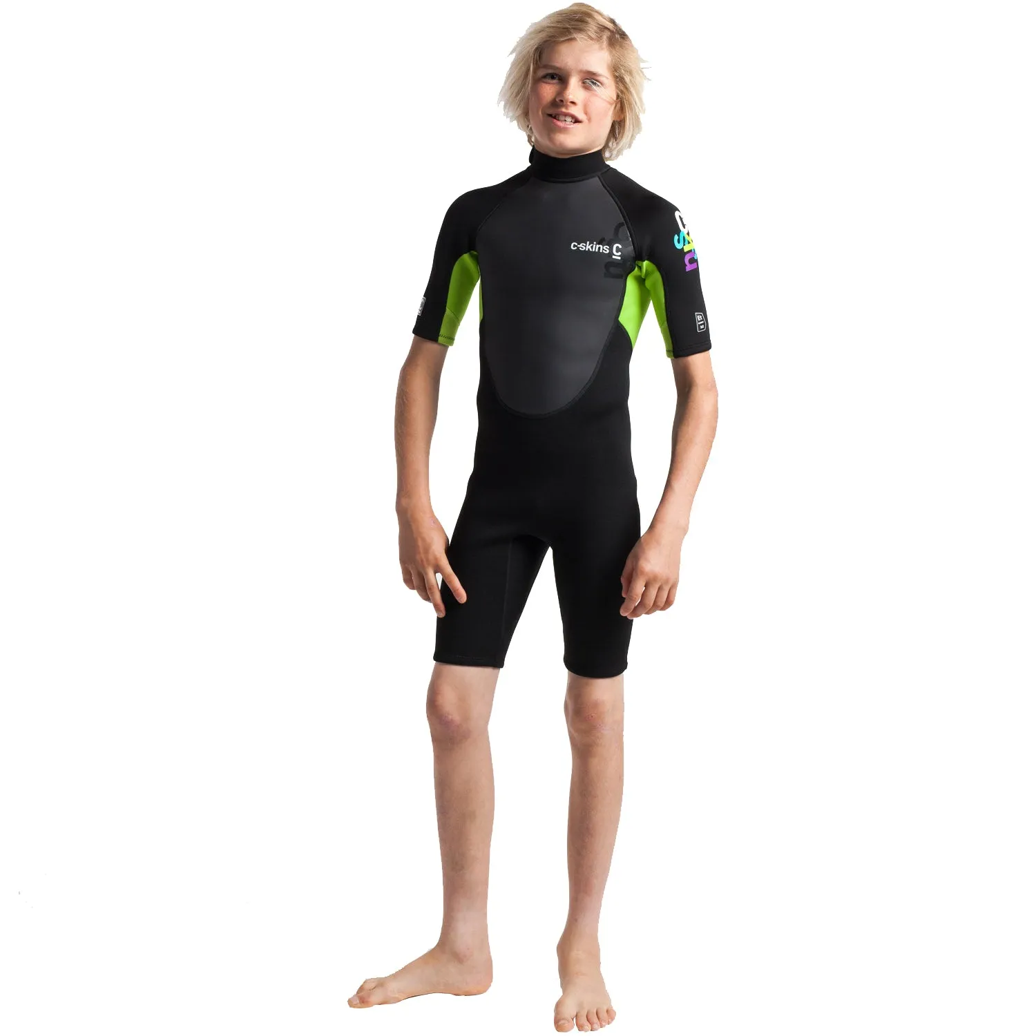 C-Skins Element Junior Boys and Girls 3/2mm Shortie Wetsuit