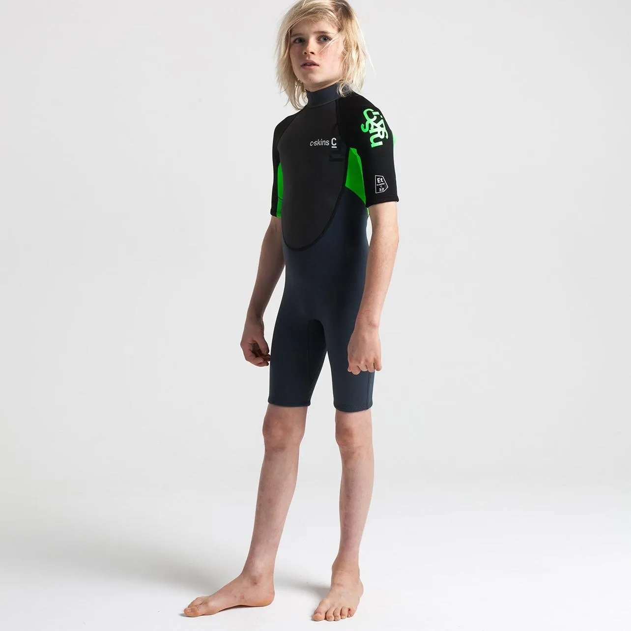 C-Skins Element Junior Boys and Girls 3/2mm Shortie Wetsuit