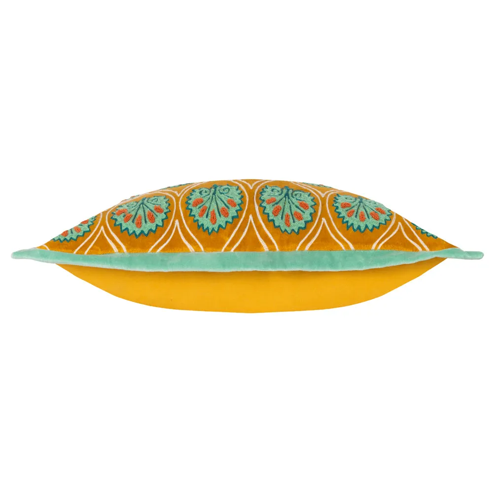 Casa Cushion Ochre/Marine