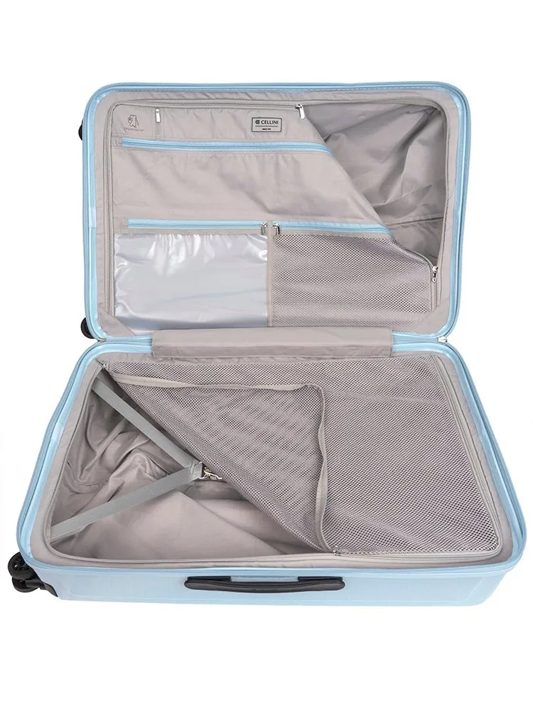 Cellini Compolite Large 4 Wheel Trolley Case | Blue