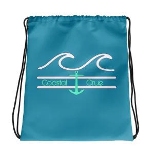 Coastal Crue Sea foam Drawstring bag