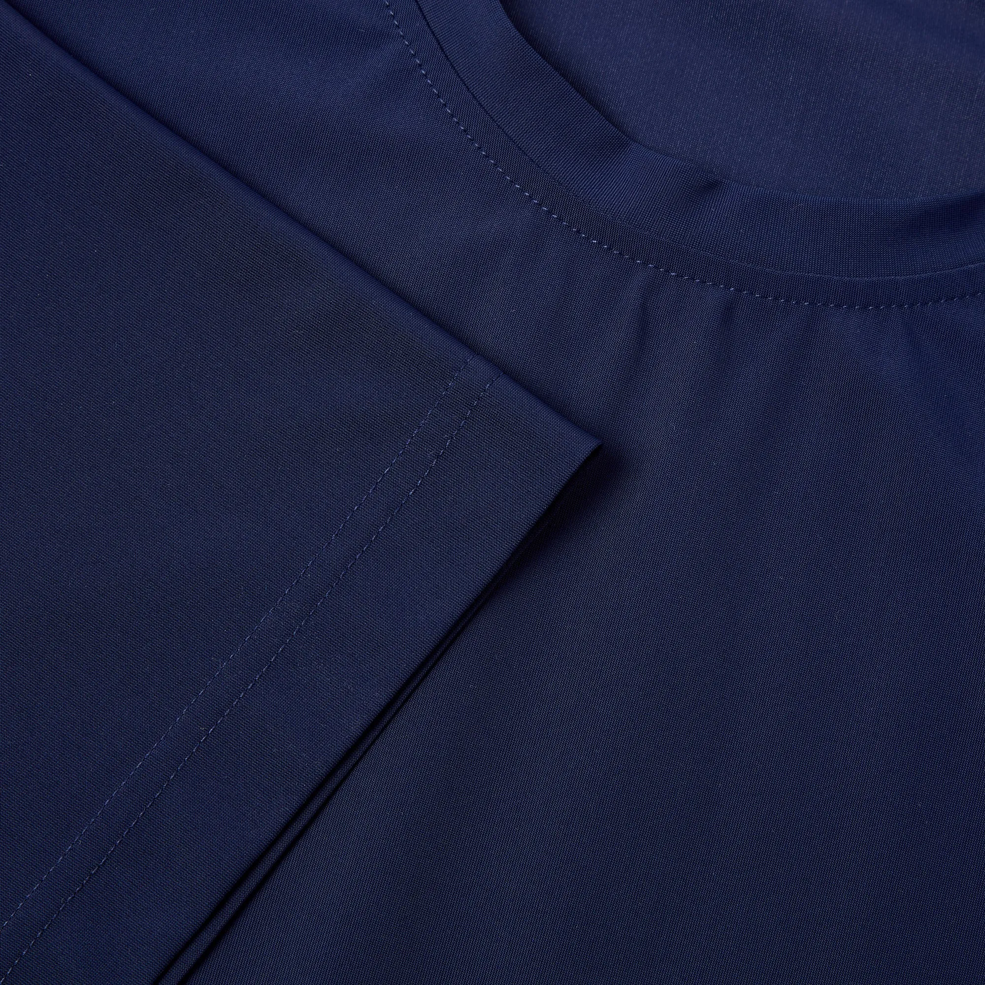 Corneliani Travel Tech Short Sleeve Stretch T-shirt (Blue Navy)